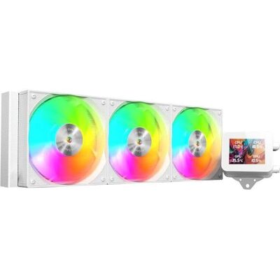 mars-gaming Mars Gaming ML-VISION360 Refrigeración Líquida AiO TDP 600W 3 Ventiladores ARGB Pantalla LCD Blanco mars-gaming Mars Gaming ML-VISION360 Refrigeración Líquida AiO TDP 600W 3 Ventiladores ARGB Pantalla LCD Blanco