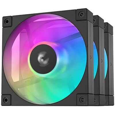 DeepCool Pack de 3 ventiladores ARGB 120mm - Negro - Enfriador de PC DeepCool Pack de 3 ventiladores ARGB 120mm - Negro - Enfriador de PC
