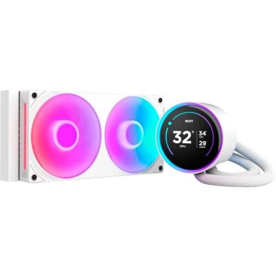NZXT Kraken Elite 240 RGB Kit Refrigeración Líquida con Pantalla IPS 240mm Blanco NZXT Kraken Elite 240 RGB Kit Refrigeración Líquida con Pantalla IPS 240mm Blanco