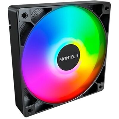 Refrigeración Aire Montech Pack 3x120mm GF120 PWM Negro Hub ARGB 1600RPM Extras Refrigeración Aire Montech Pack 3x120mm GF120 PWM Negro Hub ARGB 1600RPM Extras
