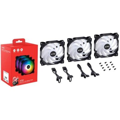 Ventilador suplementario XPG VENTO 120 ARGB PWM 120mm 1850RPM con iluminación ARGB Ventilador suplementario XPG VENTO 120 ARGB PWM 120mm 1850RPM con iluminación ARGB