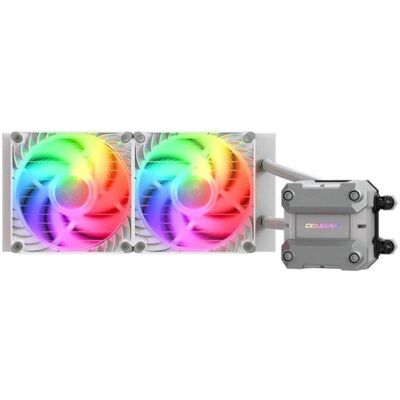 Refrigeración líquida COUGAR CGR-PSDUTRGB-W-240 2x12cm RGB Blanca PWM Intel/AMD Refrigeración líquida COUGAR CGR-PSDUTRGB-W-240 2x12cm RGB Blanca PWM Intel/AMD