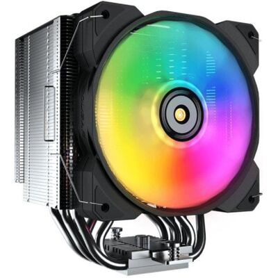 Disipador CPU Cougar Forza 85 RGB 1x120mm Cobre 6 Heatpipes Negro Multisocket Disipador CPU Cougar Forza 85 RGB 1x120mm Cobre 6 Heatpipes Negro Multisocket
