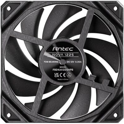 Ventilador ANTEC Nova 12cm Negro Pack 3 Unidades FDB 3 Velocidades Alto Rendimiento Ventilador ANTEC Nova 12cm Negro Pack 3 Unidades FDB 3 Velocidades Alto Rendimiento