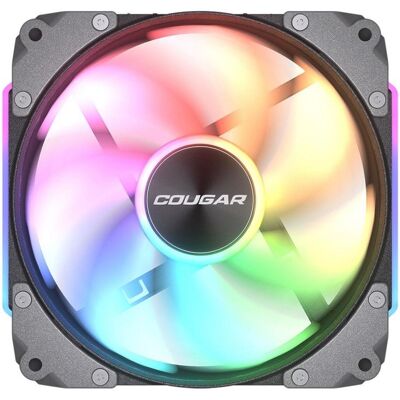 Ventilador Cougar Apolar 120 ARGB Negro Silencioso Hydro Dynamic Bearings Chain Quick Connect RGB Ventilador Cougar Apolar 120 ARGB Negro Silencioso Hydro Dynamic Bearings Chain Quick Connect RGB