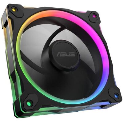 Ventilador suplementario Asus Prime MR120 ARGB Black 120mm 1600RPM multicolor PWM Ventilador suplementario Asus Prime MR120 ARGB Black 120mm 1600RPM multicolor PWM