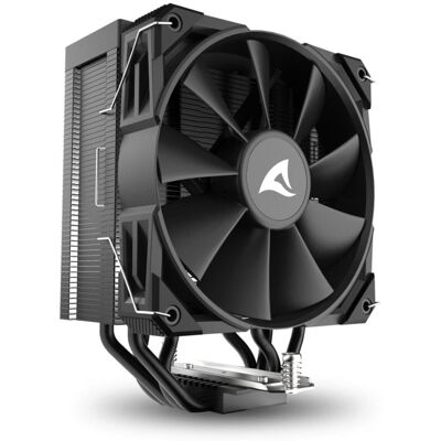Refrigeración Aire Sharkoon Socket AM4 Intel LGA1851 120mm A40 RGB 4 Heatpipes Refrigeración Aire Sharkoon Socket AM4 Intel LGA1851 120mm A40 RGB 4 Heatpipes