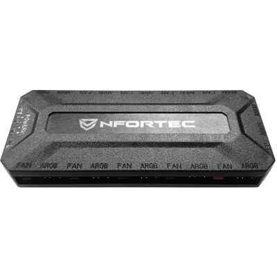 Nfortec ARGB Controller Hub Controladora de Iluminación con 12 puertos ARGB Nfortec ARGB Controller Hub Controladora de Iluminación con 12 puertos ARGB