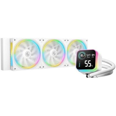 Refrigeración Líquida DeepCool LQ360 WH 360mm 3 Ventiladores RGB Multicolor Refrigeración Líquida DeepCool LQ360 WH 360mm 3 Ventiladores RGB Multicolor