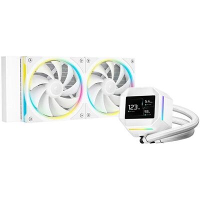 Refrigeración Líquida DeepCool LM240 WH 240mm 2 Ventiladores LED Blanco Refrigeración Líquida DeepCool LM240 WH 240mm 2 Ventiladores LED Blanco
