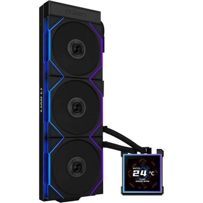 Lian-Li Refrigeración Líquida Lian Li HydroShift II LCD-S 360 mm 3 Ventiladores Pantalla IPS RGB Negro Lian-Li Refrigeración Líquida Lian Li HydroShift II LCD-S 360 mm 3 Ventiladores Pantalla IPS RGB Negro