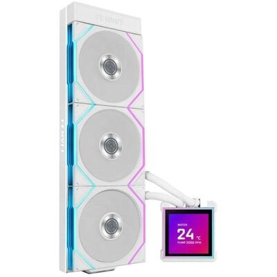 Lian-Li Refrigeración Líquida Lian Li HydroShift II LCD-S 360 mm 3 Ventiladores Pantalla IPS RGB Blanco Lian-Li Refrigeración Líquida Lian Li HydroShift II LCD-S 360 mm 3 Ventiladores Pantalla IPS RGB Blanco