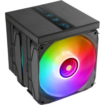 mars-gaming Mars Gaming MCPU-LCDPRO Disipador CPU 380W 8x Heatpipes 2x Ventiladores 120mm Pantalla LCD XL Negro mars-gaming Mars Gaming MCPU-LCDPRO Disipador CPU 380W 8x Heatpipes 2x Ventiladores 120mm Pantalla LCD XL Negro