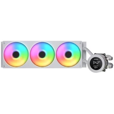 Refrigeración Líquida Cougar CGR-PSDVARGB-W-360 360mm 3 Ventiladores ARGB Blanca Refrigeración Líquida Cougar CGR-PSDVARGB-W-360 360mm 3 Ventiladores ARGB Blanca