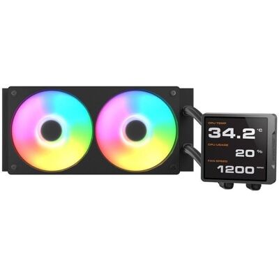 Refrigeración Líquida Cougar CGR-PSDVPRGB-B-240 240mm 2 Ventiladores RGB Refrigeración Líquida Cougar CGR-PSDVPRGB-B-240 240mm 2 Ventiladores RGB