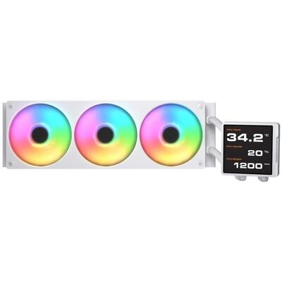 Refrigeración Líquida Cougar Poseidon RGB 360mm Iluminación LED 3 Ventiladores Funcionamiento Silencioso Refrigeración Líquida Cougar Poseidon RGB 360mm Iluminación LED 3 Ventiladores Funcionamiento Silencioso