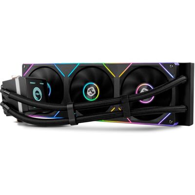 Refrigeración Líquida NOX Hummer M-360 LCD 360mm ARGB Pantalla LCD Personalizable Negra Refrigeración Líquida NOX Hummer M-360 LCD 360mm ARGB Pantalla LCD Personalizable Negra