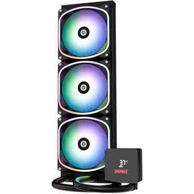 Refrigeración líquida CPU ENERMAX AQUAFUSION II 360 mm 3x FAN ARGB TDP 380W+ Intel AMD display app Refrigeración líquida CPU ENERMAX AQUAFUSION II 360 mm 3x FAN ARGB TDP 380W+ Intel AMD display app