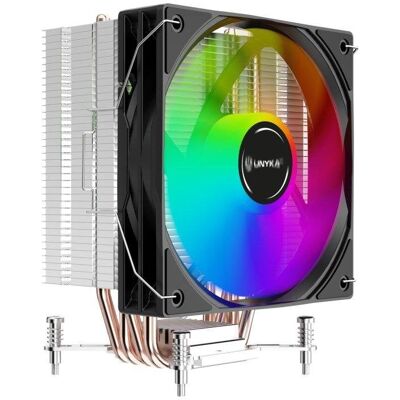 Refrigeración Aire UNYKAch Socket Intel/AMD 120mm UNYCOOL H41 ARGB Iluminación ARGB Refrigeración Aire UNYKAch Socket Intel/AMD 120mm UNYCOOL H41 ARGB Iluminación ARGB