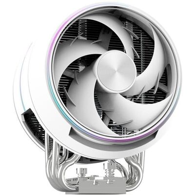 Refrigeración Aire Zalman Socket AM4/AM5/LGA1200/1700/1851 120mm ZET5 ARGB Blanco Refrigeración Aire Zalman Socket AM4/AM5/LGA1200/1700/1851 120mm ZET5 ARGB Blanco