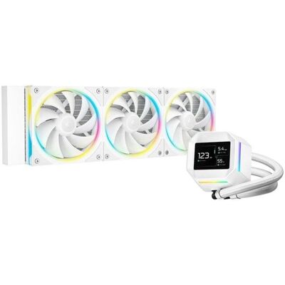 Refrigeración Líquida Deepcool LM360 WH 360mm 3 Ventiladores Pantalla IPS RGB Refrigeración Líquida Deepcool LM360 WH 360mm 3 Ventiladores Pantalla IPS RGB