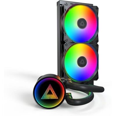 Refrigeración Líquida Montech LightFlow ARGB 240mm 2 Ventiladores Iluminación LED Refrigeración Líquida Montech LightFlow ARGB 240mm 2 Ventiladores Iluminación LED