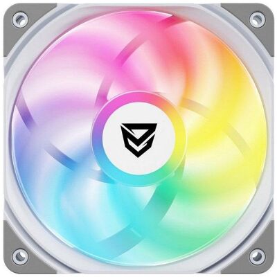 Ventilador Suplementario Nfortec Koit 120mm PWM ARGB Blanco 4-pin 3-pin Vida útil prolongada Ventilador Suplementario Nfortec Koit 120mm PWM ARGB Blanco 4-pin 3-pin Vida útil prolongada