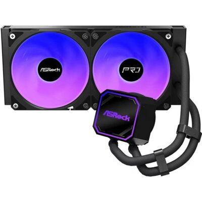 Refrigeración Líquida AsRock Pro 240 ARGB 240mm 2 Ventiladores ARGB Refrigeración Líquida AsRock Pro 240 ARGB 240mm 2 Ventiladores ARGB