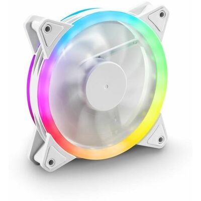 Refrigeración aire Sharkoon 120 mm Shark Blades PWM RGB blanco silencioso Refrigeración aire Sharkoon 120 mm Shark Blades PWM RGB blanco silencioso