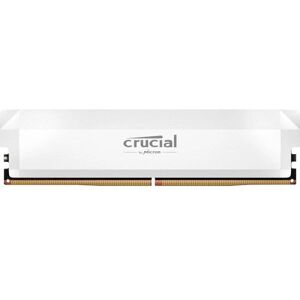 Memoria RAM Crucial Pro OC 16GB 1x16GB DDR5 6400MHz CL32 EXPO XMP Blanco Memoria RAM Crucial Pro OC 16GB 1x16GB DDR5 6400MHz CL32 EXPO XMP Blanco