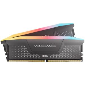 Memoria RAM Corsair Vengeance RGB RS 64GB 2x32GB DDR5 5600MHz CL40 Intel XMP AMD EXPO RGB Gris Memoria RAM Corsair Vengeance RGB RS 64GB 2x32GB DDR5 5600MHz CL40 Intel XMP AMD EXPO RGB Gris