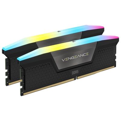 Corsair Vengeance RGB DDR5 6000MHz PC5-48000 32GB 2x16GB CL36 Negra Corsair Vengeance RGB DDR5 6000MHz PC5-48000 32GB 2x16GB CL36 Negra