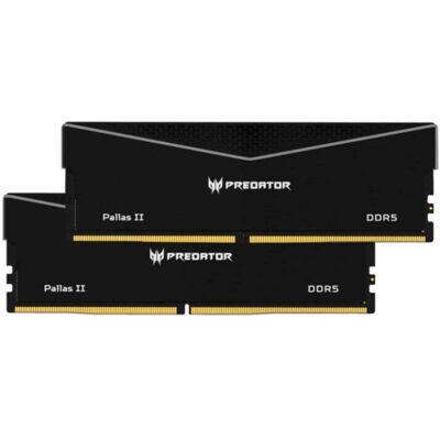 Acer Predator Pallas II DDR5 6000MHz 32GB 2x16GB CL34 Negra Intel XMP 3.0 / AMD EXPO Acer Predator Pallas II DDR5 6000MHz 32GB 2x16GB CL34 Negra Intel XMP 3.0 / AMD EXPO
