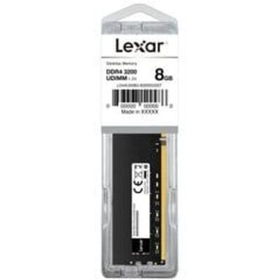 Memoria RAM Lexar DDR4 8GB 1x8GB 3200MHz CL22 288 PIN U-DIMM 1.2V Blister Memoria RAM Lexar DDR4 8GB 1x8GB 3200MHz CL22 288 PIN U-DIMM 1.2V Blister