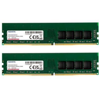 Memoria RAM ADATA AD4U320016G22-DTGN 32GB 2x16GB DDR4 3200MHz CL22 verde Memoria RAM ADATA AD4U320016G22-DTGN 32GB 2x16GB DDR4 3200MHz CL22 verde