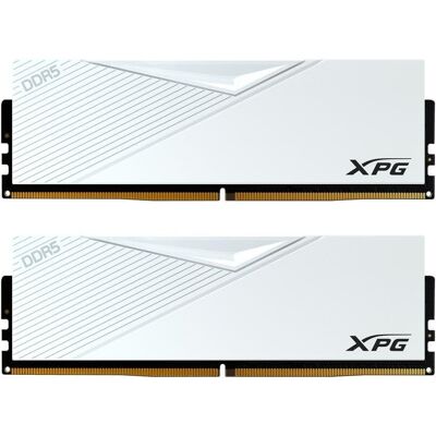 Memoria RAM ADATA LANCER 32GB 2x16GB DDR5 6000MHz CL30 AMD EXPO RGB blanco Memoria RAM ADATA LANCER 32GB 2x16GB DDR5 6000MHz CL30 AMD EXPO RGB blanco