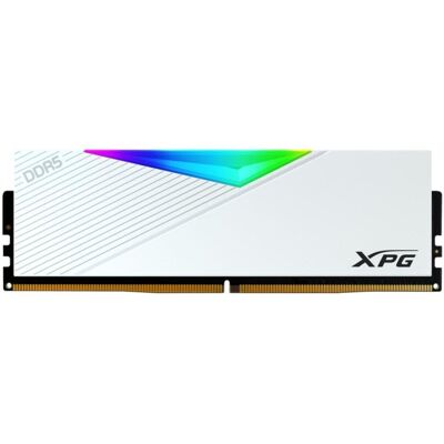 Memoria RAM ADATA Lancer RGB 16GB 1x16GB DDR5 6000MHz CL30 AMD EXPO Blanco Memoria RAM ADATA Lancer RGB 16GB 1x16GB DDR5 6000MHz CL30 AMD EXPO Blanco