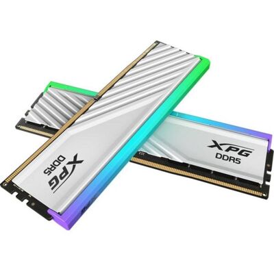 Memoria RAM ADATA XPG Lancer Blade RGB 48GB 2x24GB DDR5 6000MHz CL36 AMD EXPO Blanco Memoria RAM ADATA XPG Lancer Blade RGB 48GB 2x24GB DDR5 6000MHz CL36 AMD EXPO Blanco
