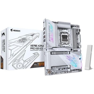 Gigabyte - X870E AORUS PRO X3D ICE - Socket AM5 Gigabyte - X870E AORUS PRO X3D ICE - Socket AM5