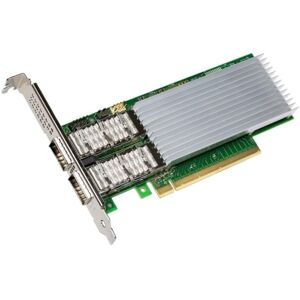 Tarjeta de red Intel E810-CQDA2 PCI Express 4.0 fibra 100 Gbit/s QSFP28 Tarjeta de red Intel E810-CQDA2 PCI Express 4.0 fibra 100 Gbit/s QSFP28