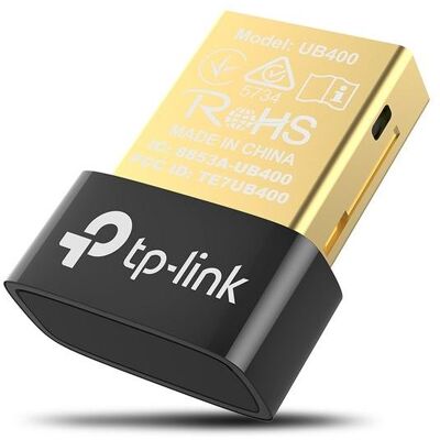 Tarjeta de Red TP-Link UB400 USB Type-A Bluetooth 4.0 Alcance 10 m Nano Tarjeta de Red TP-Link UB400 USB Type-A Bluetooth 4.0 Alcance 10 m Nano