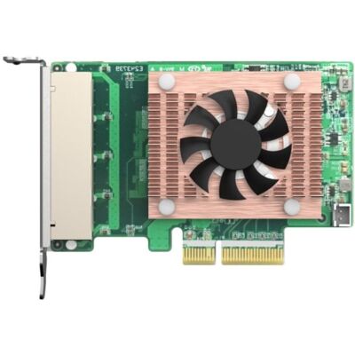 Tarjeta de Red QNAP QXG-2G4T-I225 PCI Express 2.5 GbE 4 Puertos Low Profile Tarjeta de Red QNAP QXG-2G4T-I225 PCI Express 2.5 GbE 4 Puertos Low Profile