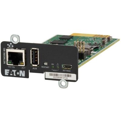 Tarjeta de Red Eaton NETEMP-M3 Mini-Slot Gigabit Ethernet Ciberseguridad Sonda Ambiental Tarjeta de Red Eaton NETEMP-M3 Mini-Slot Gigabit Ethernet Ciberseguridad Sonda Ambiental