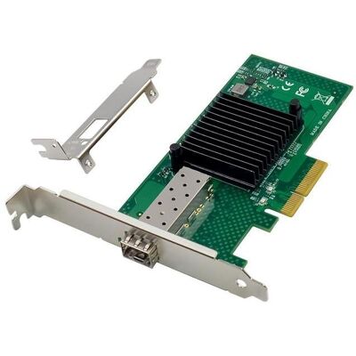 Tarjeta de Red MicroConnect MC-PCIEX4-X520-DA1 PCIe 10 GbE Doble Puerto Ethernet Tarjeta de Red MicroConnect MC-PCIEX4-X520-DA1 PCIe 10 GbE Doble Puerto Ethernet