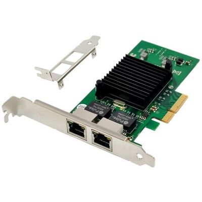 Tarjeta de Red MicroConnect MC-PCIEX4-82576-D PCI Express Mini Card 2x RJ45 1000 Mbps Tarjeta de Red MicroConnect MC-PCIEX4-82576-D PCI Express Mini Card 2x RJ45 1000 Mbps