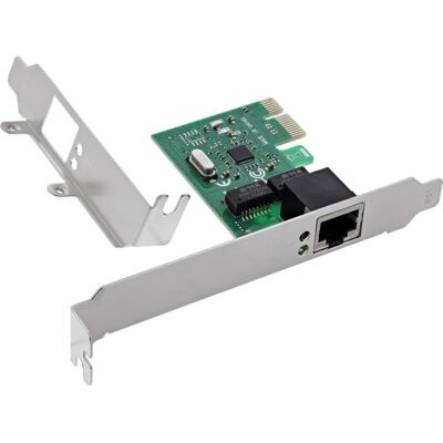 Tarjeta de Red InLine 51127F PCI Express Ethernet 1000 Mbit/s Jumbo Frames VLAN Tarjeta de Red InLine 51127F PCI Express Ethernet 1000 Mbit/s Jumbo Frames VLAN
