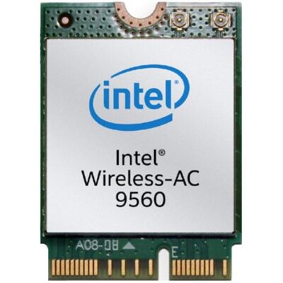 Tarjeta de Red Intel Wireless-AC 9560 M.2 1730 Mbit/s Dual Band Wi-Fi Bluetooth 5.1 Tarjeta de Red Intel Wireless-AC 9560 M.2 1730 Mbit/s Dual Band Wi-Fi Bluetooth 5.1