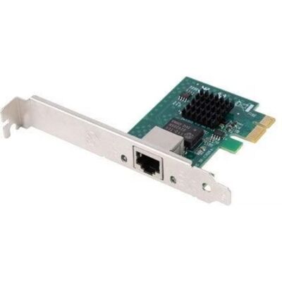 Tarjeta de Red Lanberg PCE-25GB-001 PCIe 2,5 Gbit/s Verde metálico Low Profile Tarjeta de Red Lanberg PCE-25GB-001 PCIe 2,5 Gbit/s Verde metálico Low Profile