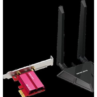 Tarjeta de red Mercusys MA49BE PCI Express Mini Card Wi-Fi 7 Tri-Band 5760 Mb/s Bluetooth 5.4 Tarjeta de red Mercusys MA49BE PCI Express Mini Card Wi-Fi 7 Tri-Band 5760 Mb/s Bluetooth 5.4