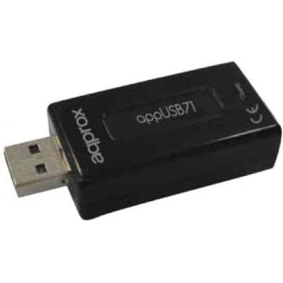 Tarjeta de sonido Approx appUSB71 7.1 canales USB Tarjeta de sonido Approx appUSB71 7.1 canales USB